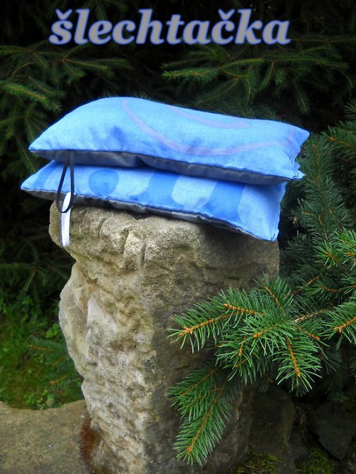 Pohankový polštářek-modrošedý @ — foto 2
