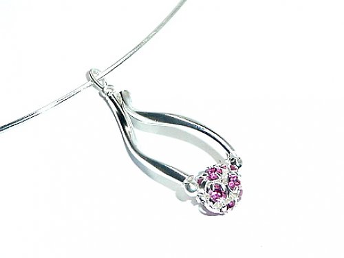 Náhrdelníček : " Simply sipn - light rose " — foto 2