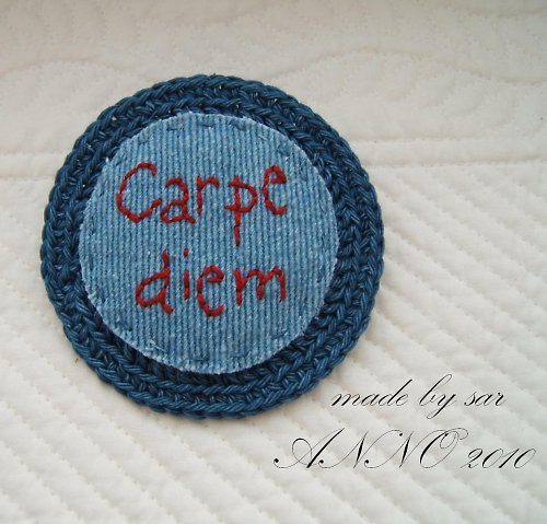 Carpe diem - džínová sarka — foto 2