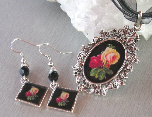 Rose resin - RŮŽE (2) - souprava — foto 2