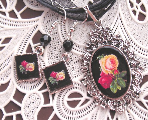 Rose resin - RŮŽE (2) - souprava — foto 3