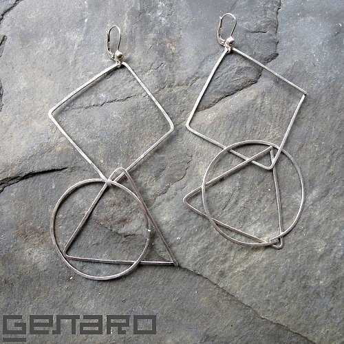 Geometrické Náušnice -123 Minut — foto 4