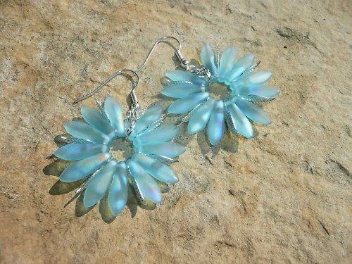 Naušnice : " Marguaritas - so blue ! " — foto 3