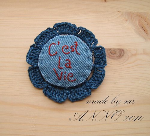C'est la vie - džínová sarka — foto 3