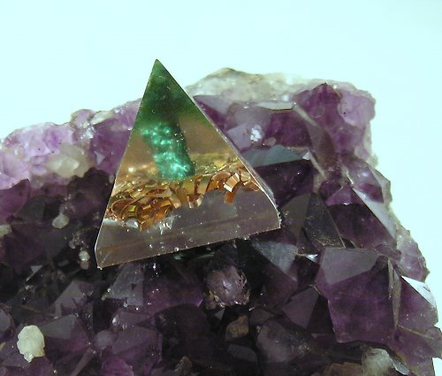 Mini - pyramidka orgonová - Fuchsitová — foto 6