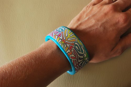 V závitech mozku / náramek "cuff" — foto 2