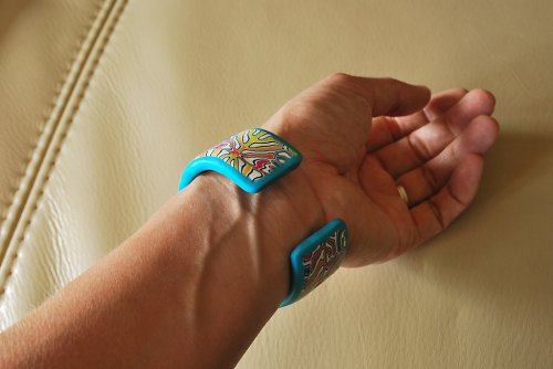 V závitech mozku / náramek "cuff" — foto 3