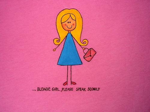 Blonde girl...Please, speak slowly! — foto 2