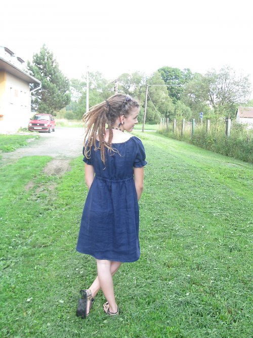 Modré šatky — foto 4