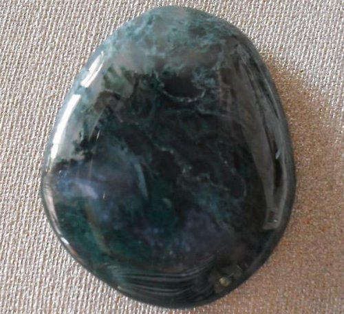 Mechový achát 40 x 36mm — foto 2