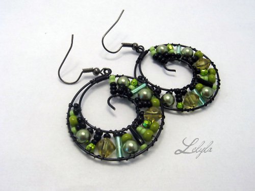Kruhy - black&green — foto 2