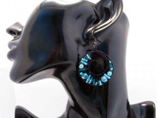 Kruhy - black&turquoise — foto 5