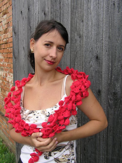 Šála červená — foto 6