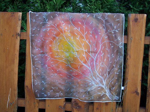 Šátek 74x74cm Podzimní — foto 6