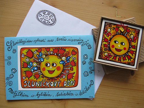 Sluníčkové přání (modré) — foto 3