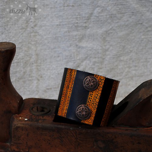 Kožený náramek Africký — foto 3