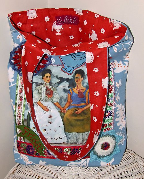 Modra taska FRIDA — foto 6
