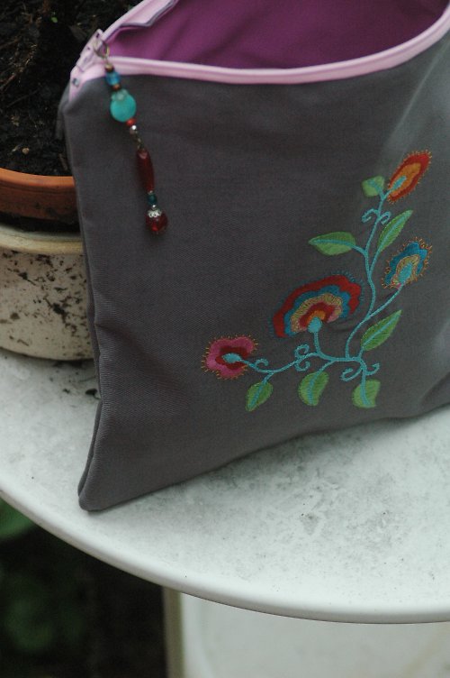 Neceser Grey And Blooming — foto 4