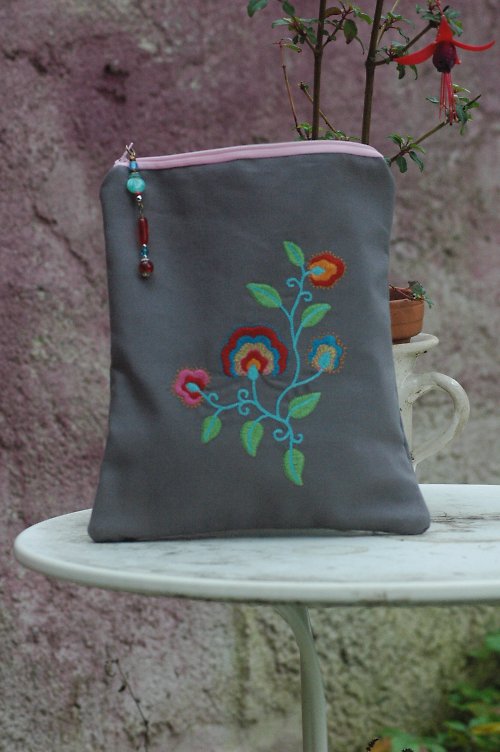Neceser Grey And Blooming — foto 5