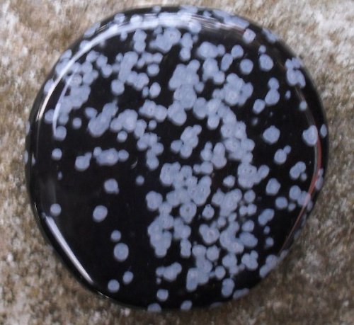 Obsidián vločkový 45x43mm — foto 2