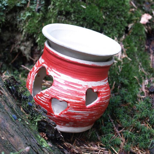 Červená aromalampa — foto 3