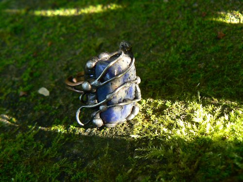 Prsten s dumortieritem — foto 2