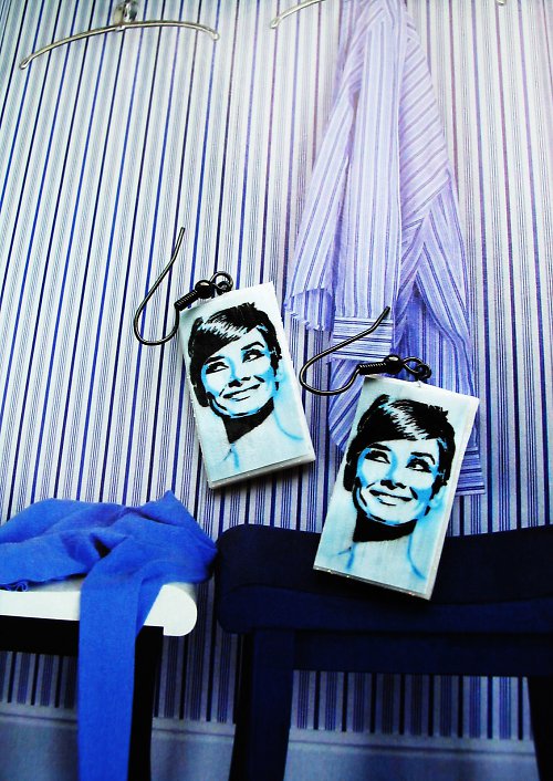 Audrey v koupelně — foto 3
