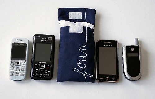 Tmavěmodrý obal na mobil - FOUN — foto 2