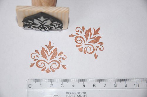Razítko barokní motiv — foto 3