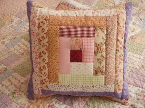 Patchwork polštář 2 kusy SLEVA — foto 2