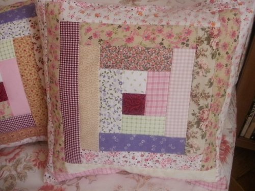 Patchwork polštář 2 kusy SLEVA — foto 3
