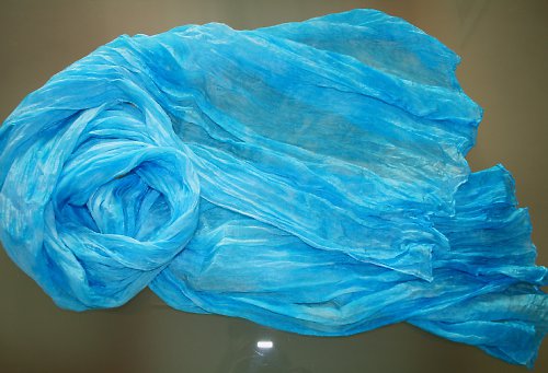 Šála 180x90 cm - Tyrkysové variace I. — foto 5