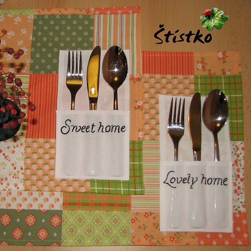 Prostírání s kapsami - Sweet home — foto 4