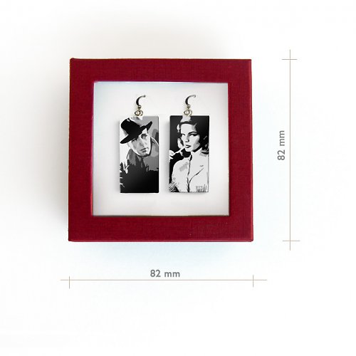 Vínová dárková krabička 82x82mm — foto 2