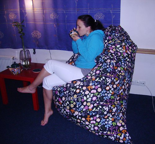 "Lenoch" - sedací, relaxační pytel — foto 2