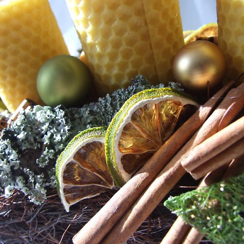 Adventní svícen medový — foto 6