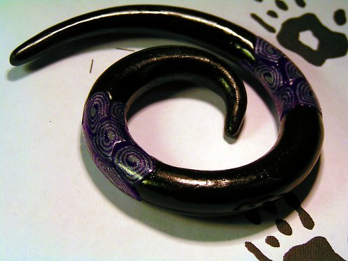 Fialove spiralky snek — foto 2