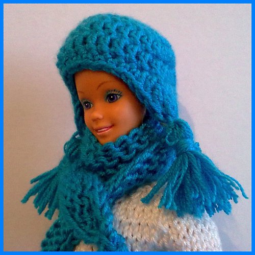 Ušanka a šála pro Barbie — foto 3