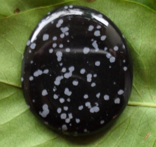 Obsidián vločkový 41x35mm — foto 2