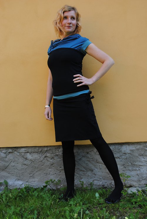 Bavlněná sukně - šňůrkování — foto 5