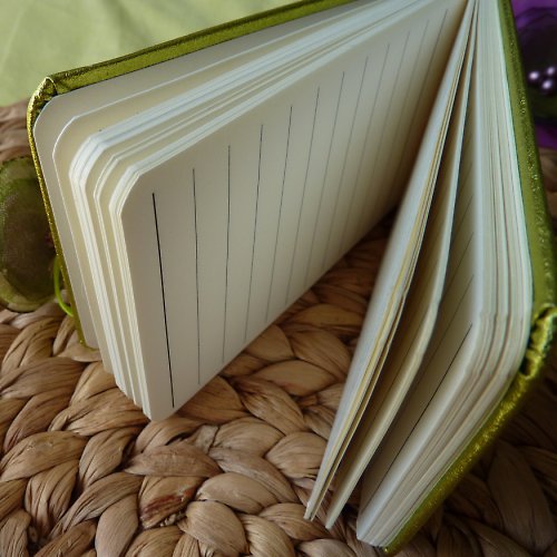 Kabelkový notes s květy — foto 5