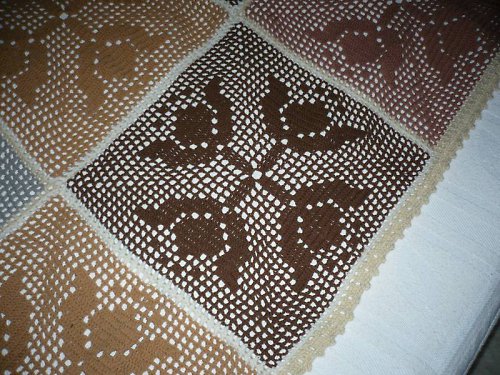 Retro přehoz na dvojpostel — foto 3