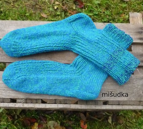 Ponožky jako od maminky - modré 14. — foto 2
