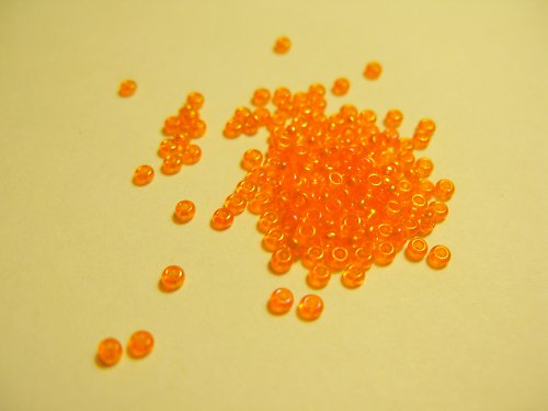 Korálky rokajl oranžové — foto 2