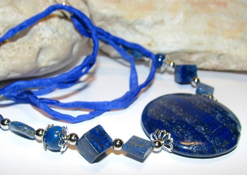 Blue dream /lapis lazuli/ - náramek — foto 5