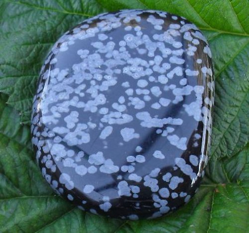 Obsidián vločkový 48x40mm — foto 2