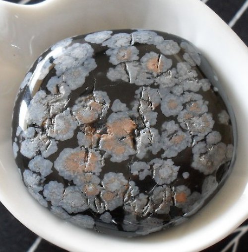 Obsidián vločkový 44x42mm — foto 2