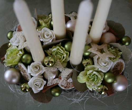Adventní svícen zelinkavý — foto 4