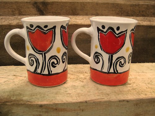 Hrnečky s tulipánama — foto 2