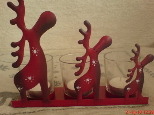 VÁNOČNÍ SVÍCEN - sobíci — foto 3